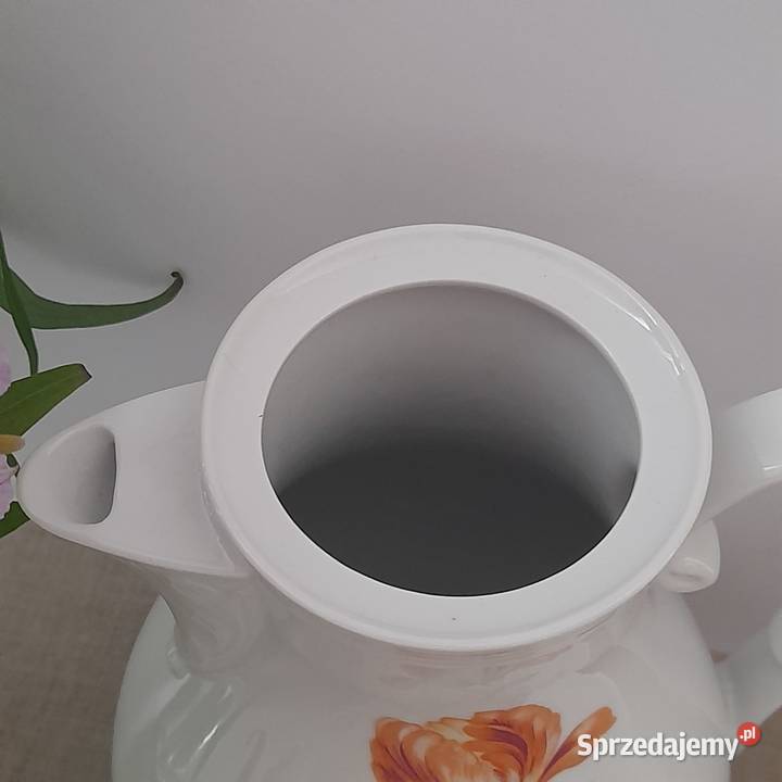 Serwis kawowy Kahla na 6 osób filiżanki dzbanek dolnośląskie Bogatynia