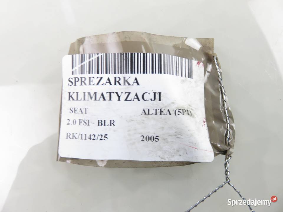 KOMPRESOR KLIMATYZACJI SEAT ALTEA 5P1 20 FSI BLR osobowe