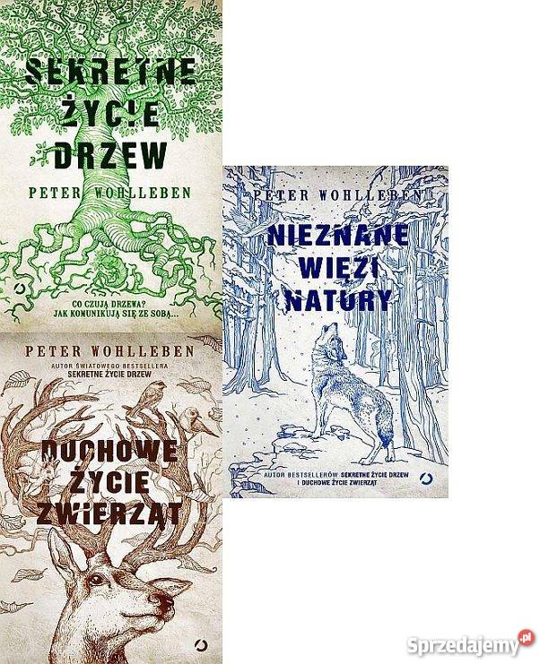 3x WOHLLEBEN SEKRETNE DUCHOWE NIEZNANE WIĘZI biologia, ekologia sprzedam