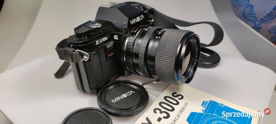 Minolta X370s z obiektywe Exakta 3570