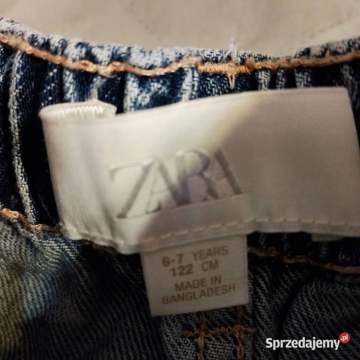 Spszedam spodnie dżinsowe ZARA 122 Zaścianki sprzedam