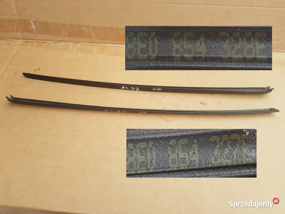 Audi A4 B7 uszczelki pionowe listwy szyby osobowe Legnica