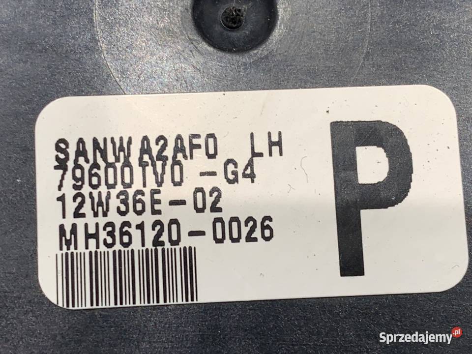 PANEL STEROWANIA NAWIEWU HONDA CIVIC IX osobowe