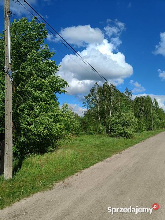 działka budowlana Chmielna Wiśniowa 943m2 sprzedam