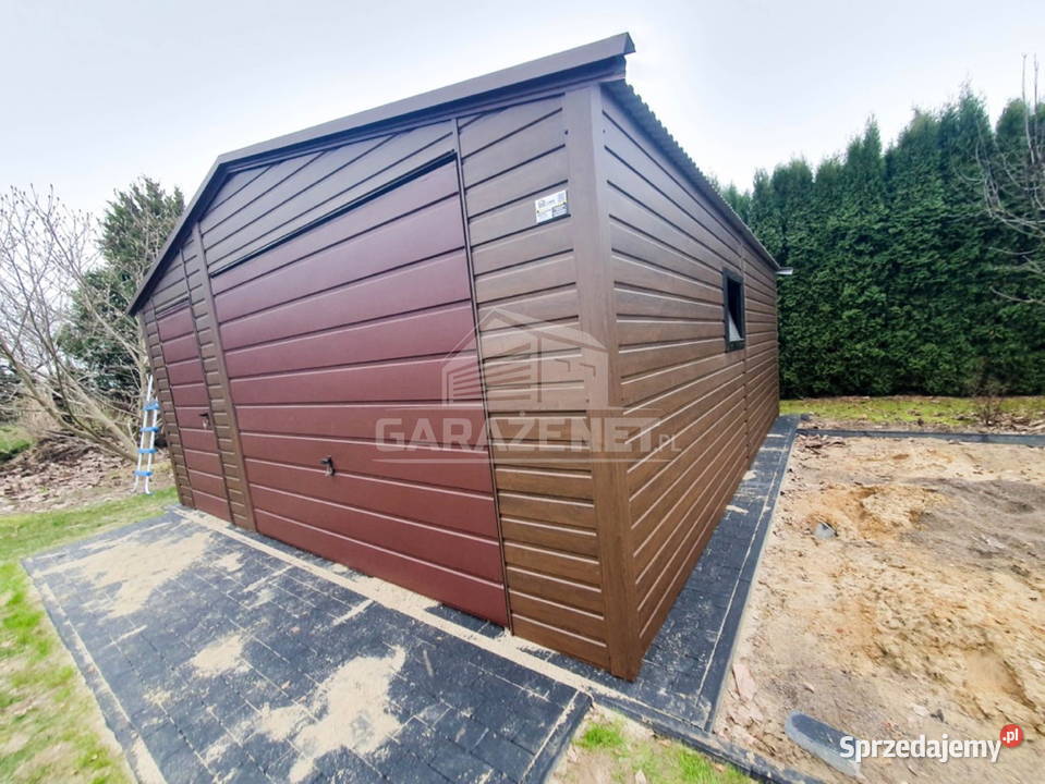 GARAŻ BLASZANY 55x6 m BRAMA UCHYLNA Łapanów sprzedam