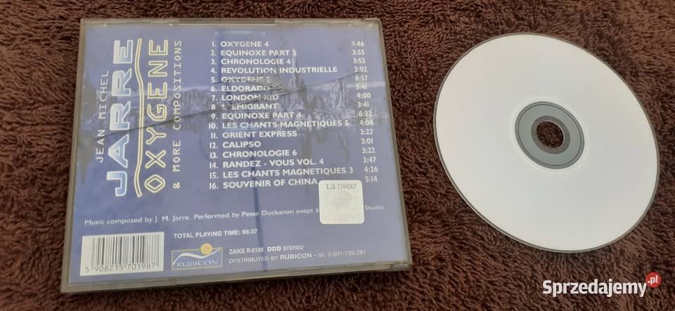 Jean Michel Jarre More Compositions Oxygene CD