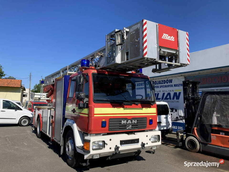 Man L 2000 MAN 15280 Straż pożarna drabina