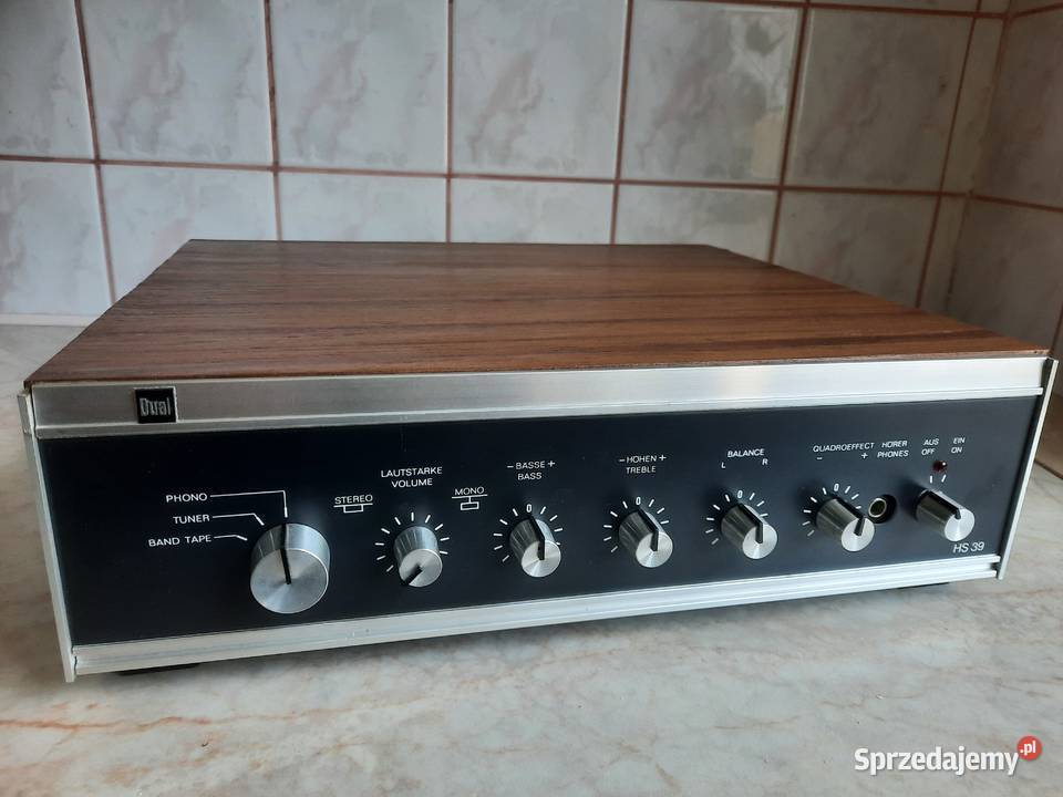 Wzmacniacz Dual HS 39 Qadroeffect na germanach Piasek