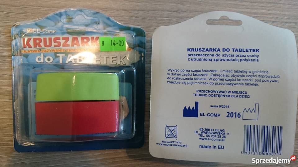 Kruszarka do tabletek Kielce