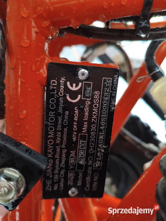 Quad kayo au 150 Pozostałe sprzedam