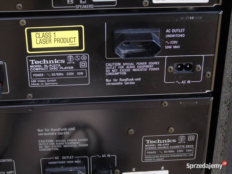 Wieża Technics SAX101 pilot kolumny DOSTAWA Jasło