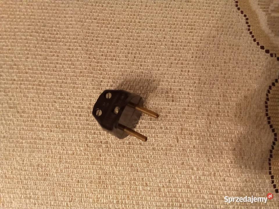 Wtyczka bakelit PRL Warszawa