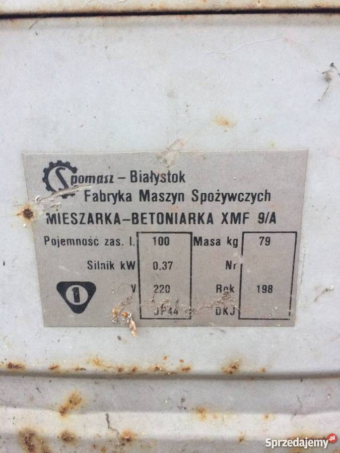 BETONIARKA 100 L 230V Buk sprzedam