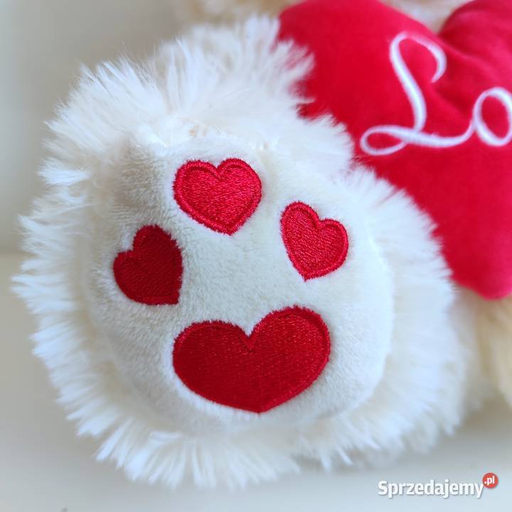 Nowy Miś z sercem Love maskotka Pepco Walentynki