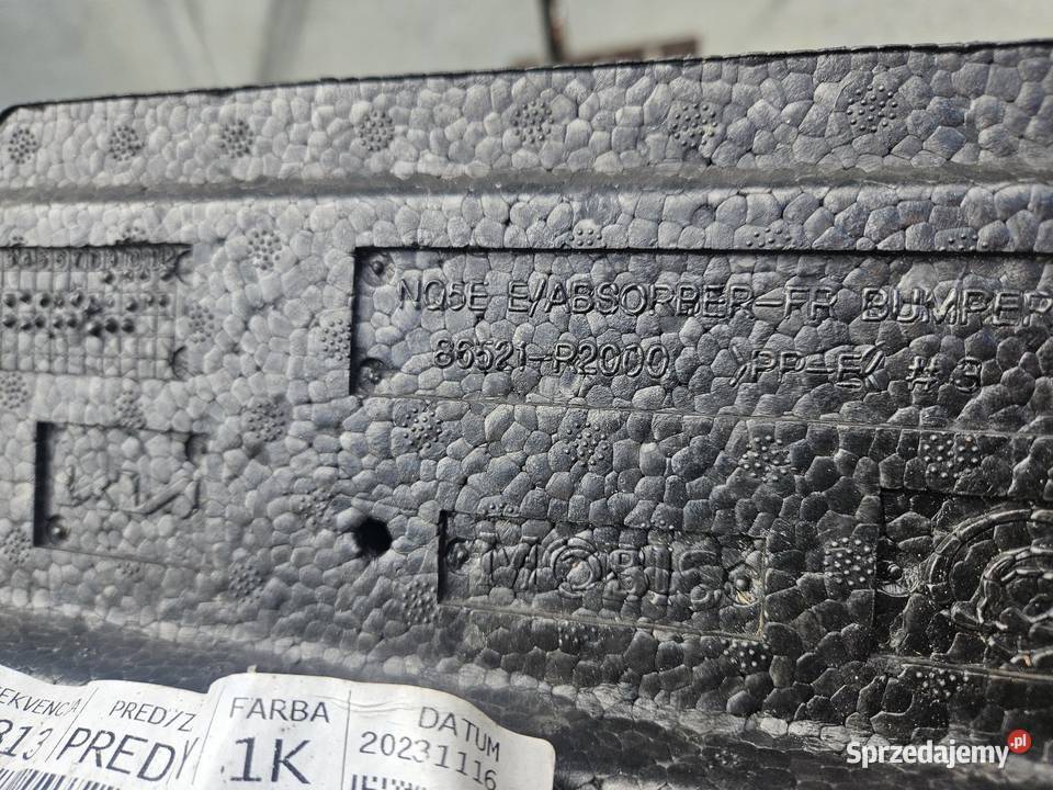 KIA SPORTAGE 5 V ABSORBER ZDERZAKA PRZÓD PRZEDNI osobowe Międzychód