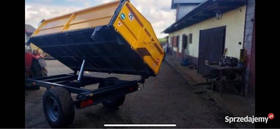 Przyczepa wywrotka Rolnictwo świętokrzyskie Gościencin