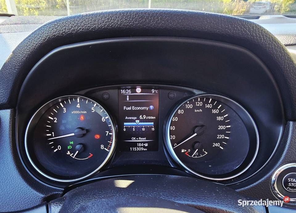 Nissan Qasqai 2017 16 SALON POLSKA czujnik parkowania zachodniopomorskie Stargard sprzedam