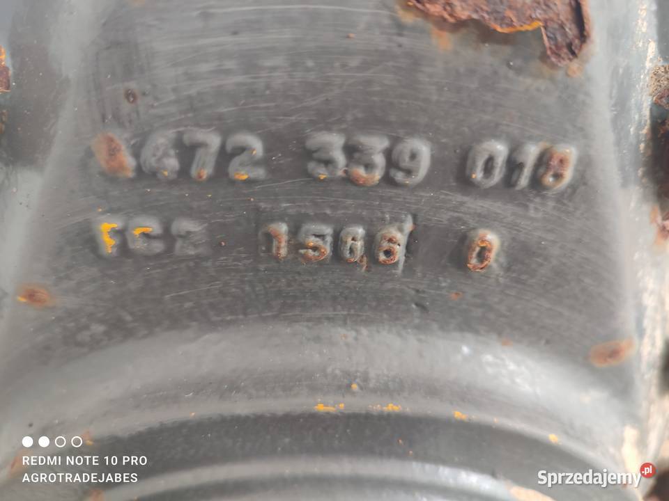 Most napędowy AV225 25662 Zettelmeyer ZL602 Tył wielkopolskie