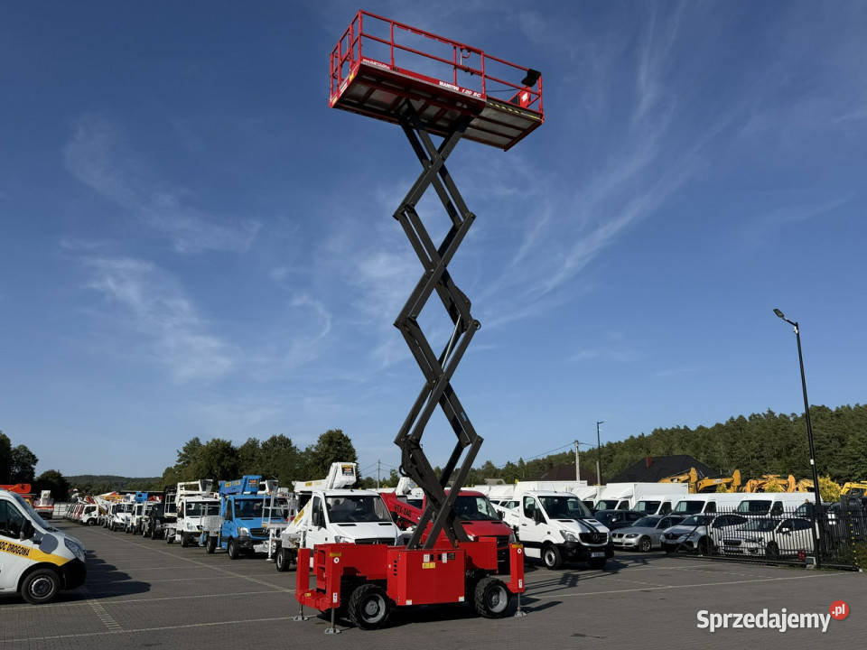 podnośnik nożycowy Manitou 120 SC Platforma Widełki