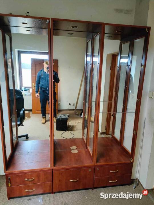 Biurowe meble wiśniowe śląskie Sosnowiec sprzedam