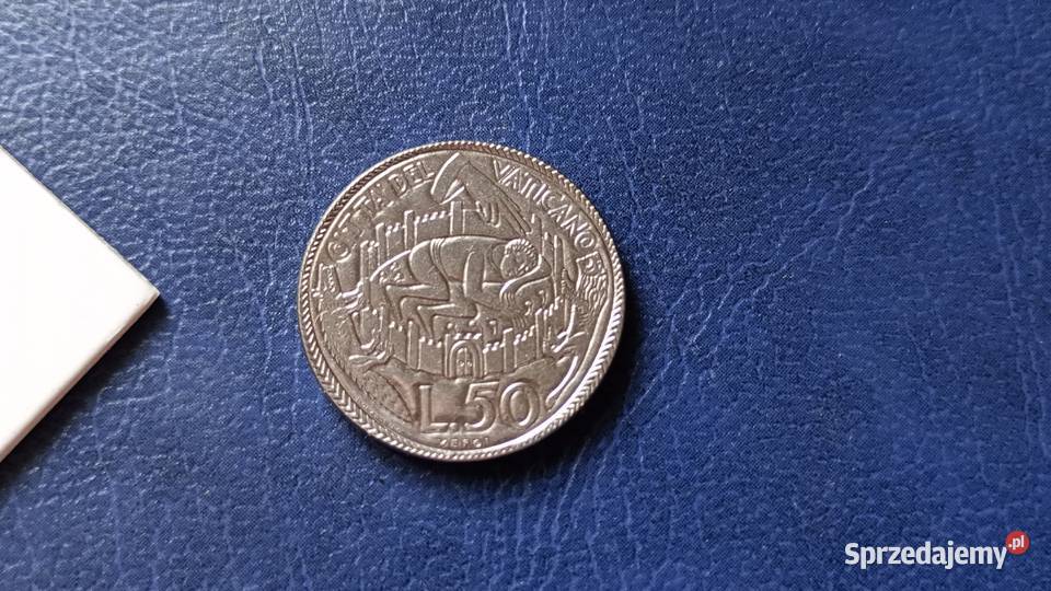 Stare mnety 50 lir 1975 Watykan podkarpackie Lesko