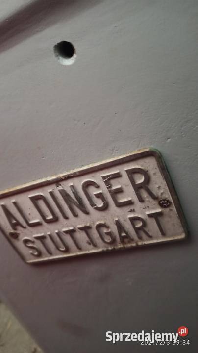 wyrówniarka aldinger szerokośc 400 długość stołu Biznes i Przemysł Kłodawa sprzedam