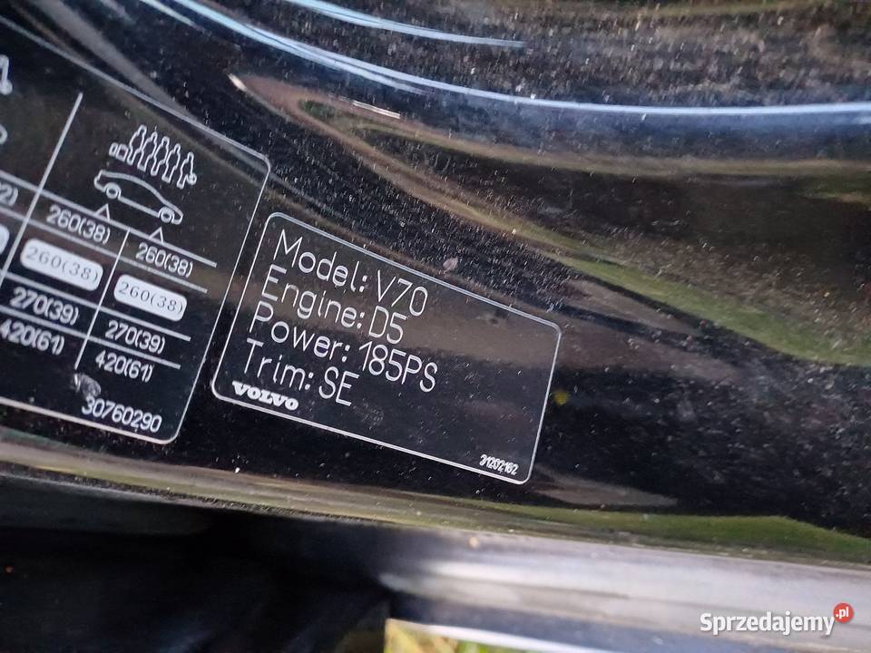 Volvo v70 p3 09r d5 185 kolor 45226 D5244t4 nieuszkodzony Łask