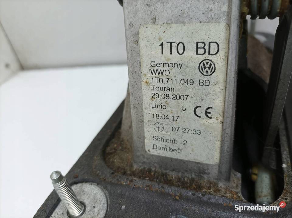 LEWAREK SKRZYNI BIEGÓW WYBIERAK MANUAL 20 TDI 5