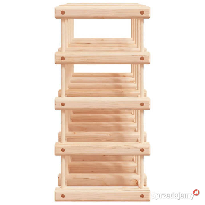 Stojak na 12 butelek wina 465x23x465 lite drewno