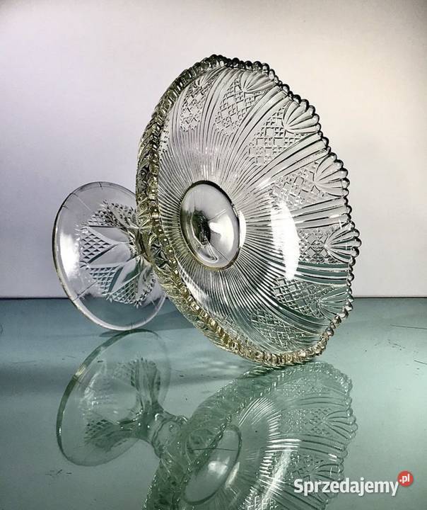 Owocarka Ząbkowice kat 320 szkło PRL Myszków