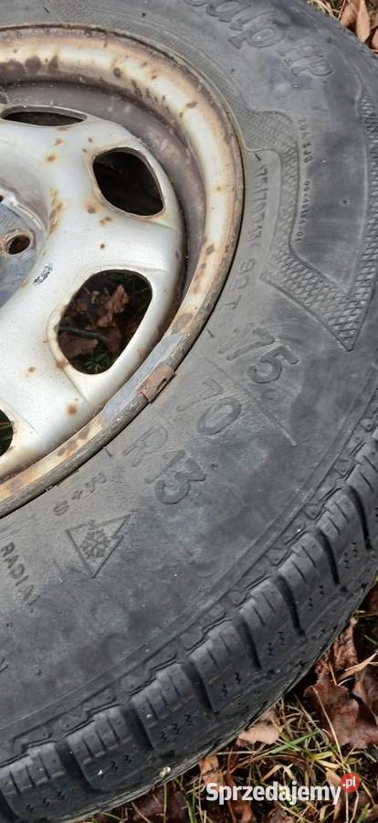 Koła 13 4x100 VW opel 175 70 R13 zimowe Drożęcin-Lubiejewo