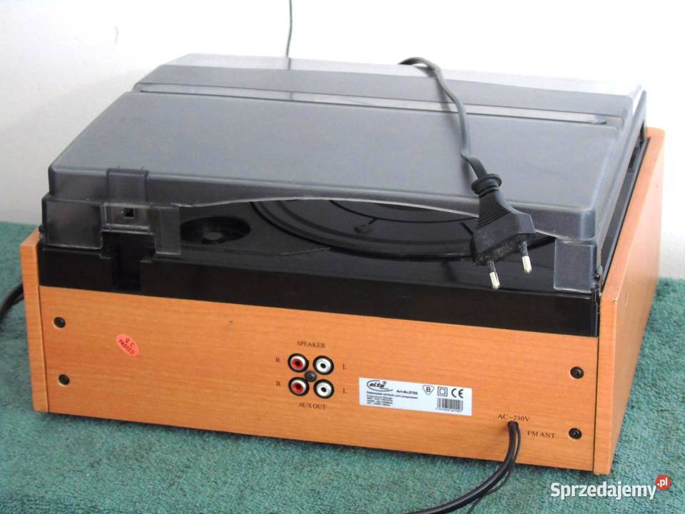 Gramofon stereo z radiem głośniki sprawny Jasło