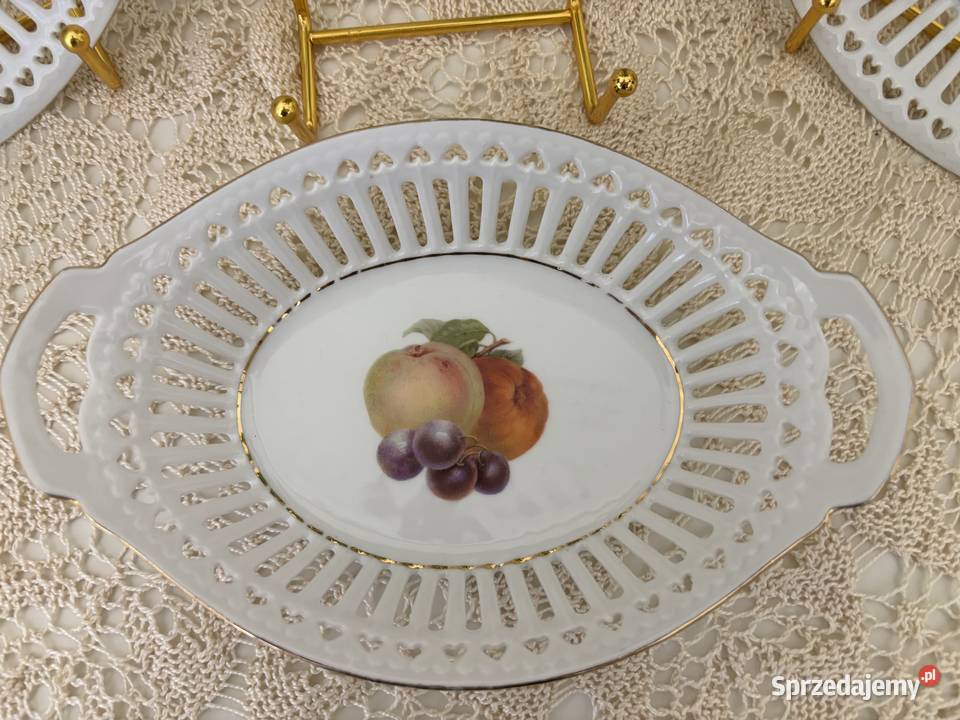 Zestaw ażurowych półmisków Sędziejowice sprzedam