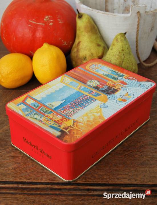 Puszka art vintage Lckerli Huus Basel Szwajcaria Lublin