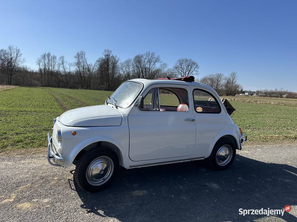 Klasyczny Fiat 500 1972r Świetny Stan małopolskie Tomice
