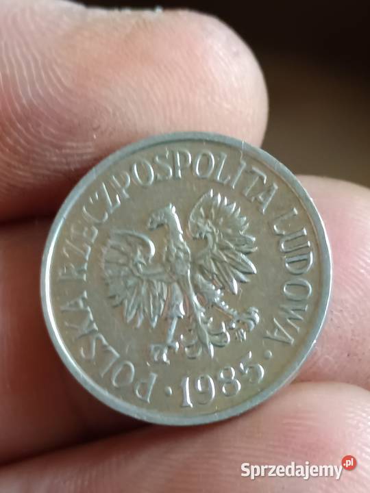 Sprzedam 20 gr 1985 r skretka nnnnn Numizmatyka Chełm sprzedam