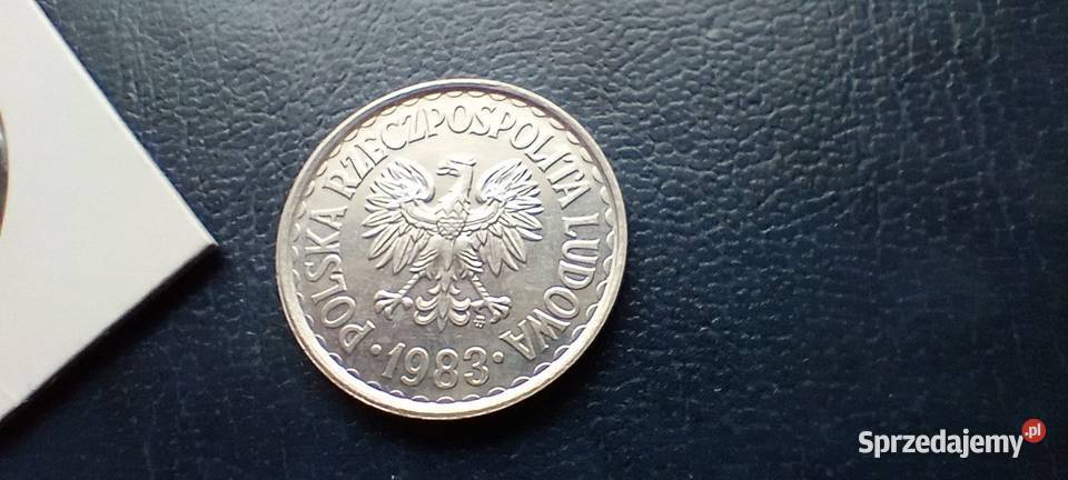 Stare monety 1 złoty 1983 PRL Polska cudo