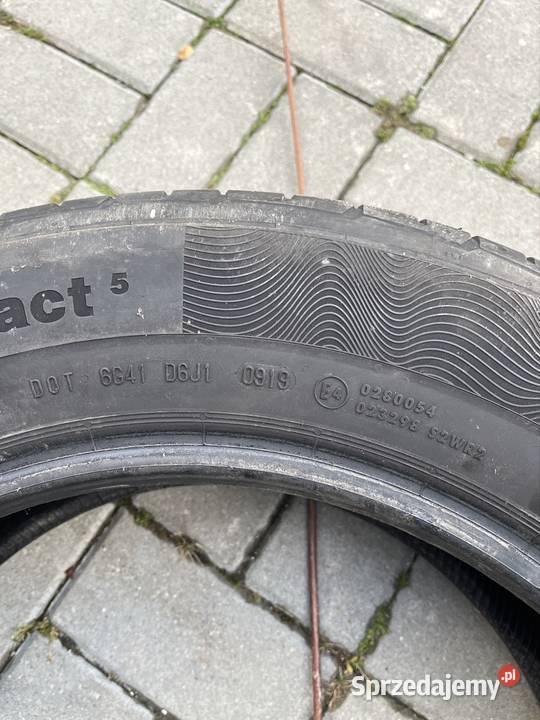 Komplet opon letnich continental