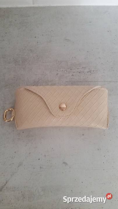 Futerał na okulary beż klasyka Prezent Warszawa