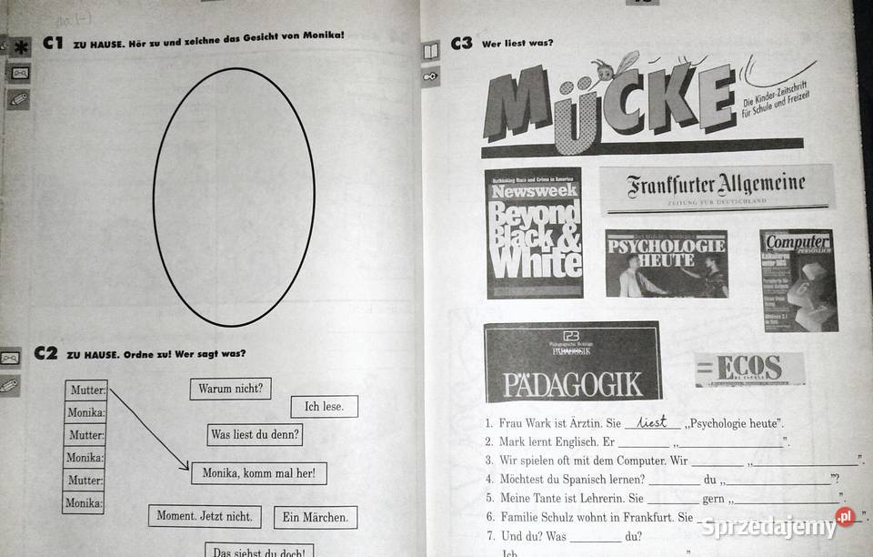 Der die das 6 Zeszyt ćw M Czerwińska L Halej Rok wydania 1995 Chełm