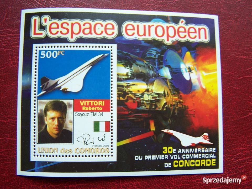 Komory MNH Kosmos Concorde Tychy