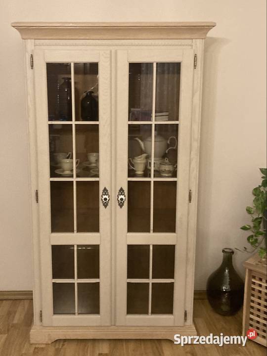Witryna dębowa 108cm Wilczyn sprzedam