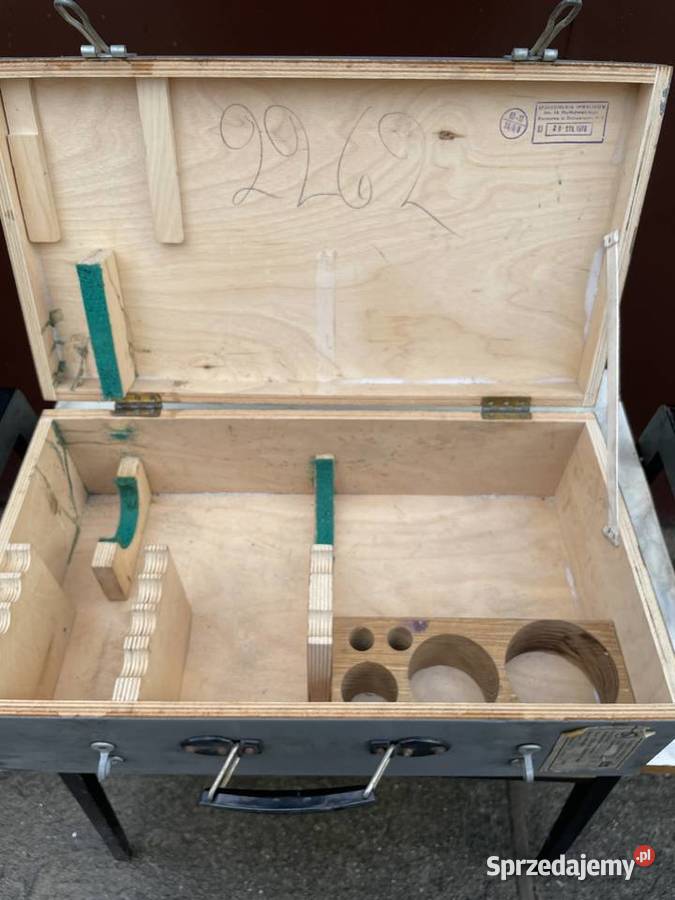 drewniana skrzynkawalizka na wiertarkę PRL Pozostałe Pruszcz Gdański