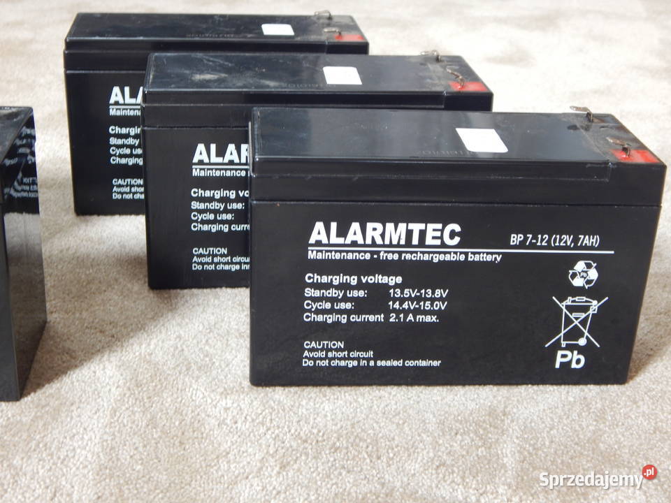 Akumulatory 12 V 7 Ah 100 5 sztuk Kraków