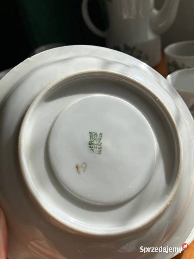 Serwis kawowy Wawel porcelana PRL kwiatki jaśmin Antyki, Sztuka, Kolekcje sprzedam