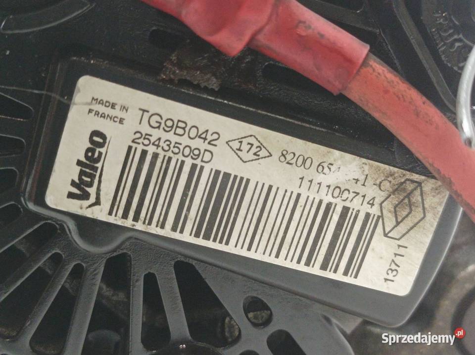 ALTERNATOR 82006541C 11 Renault Twingo II 2007 osobowe świętokrzyskie