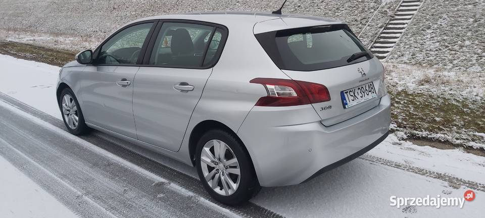 Peugeot 308 T9 II 16 eHDI 92 2014r 189000 zarej świętokrzyskie Skarżysko-Kamienna