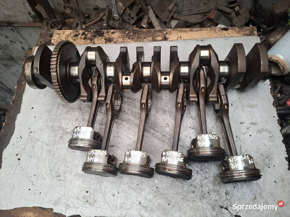 BMW E60 E90 N52B25AE wał korbowy tłok korbowód Blok silnika Kielce
