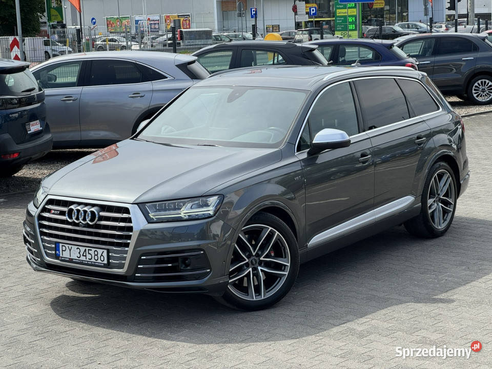 Audi SQ7 Polski Salon7OsobowyBezwypadkowyRoczna czujnik martwego pola Suchy Las sprzedam