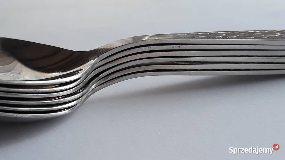 Łyżki obiadowe 3 KASZUBSKI Gerlach sztućce PRL Dąbrowa Górnicza sprzedam